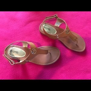 Michael Kors tan Sandals (kid size)
